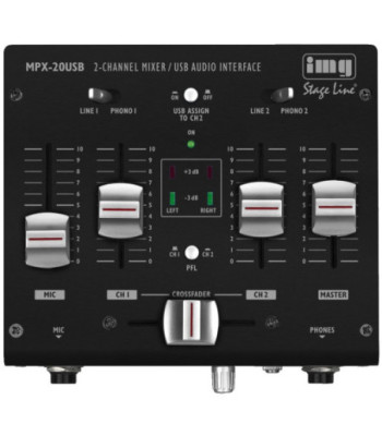 Mini USB mixer - MPX-20USB IMG STAGELINE