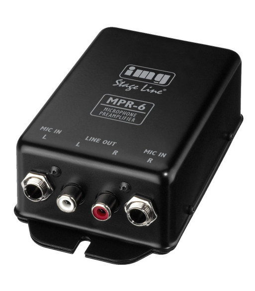 Mikrofonforforstærker - MPR-6 IMG STAGELINE