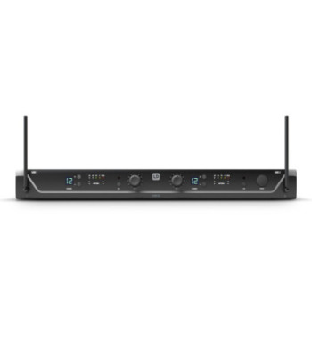 LD Systems Dual - Wireless Microphone System with 2 x Bodypack and 2 x Headset - 584 - 608 MHz