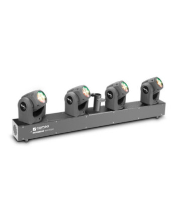 Cameo Lighting System with 4 Ultra-fast 32 W RGBW Quad LED Moving Heads