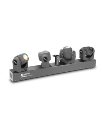 Cameo Lighting System with 4 Ultra-fast 32 W RGBW Quad LED Moving Heads