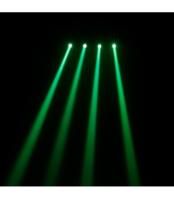 Cameo Lighting System with 4 Ultra-fast 32 W RGBW Quad LED Moving Heads