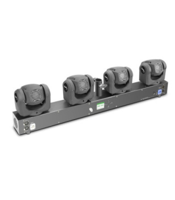 Cameo Lighting System with 4 Ultra-fast 32 W RGBW Quad LED Moving Heads