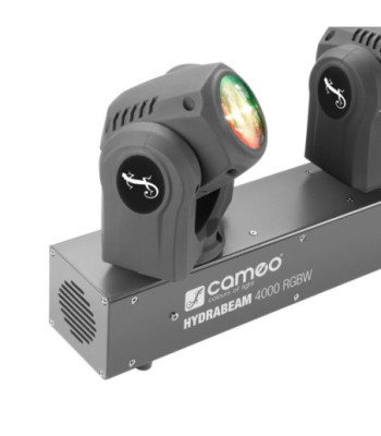 Cameo Lighting System with 4 Ultra-fast 32 W RGBW Quad LED Moving Heads