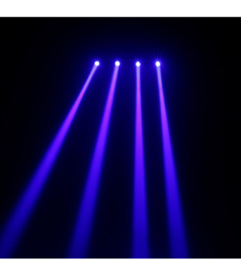 Cameo Lighting System with 4 Ultra-fast 32 W RGBW Quad LED Moving Heads