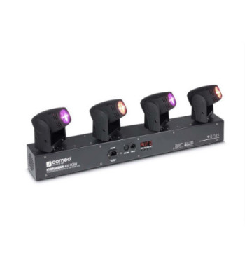 Cameo Lighting Set with 4 Ultra-fast 10 W CREE RGBW Quad LED Moving Heads