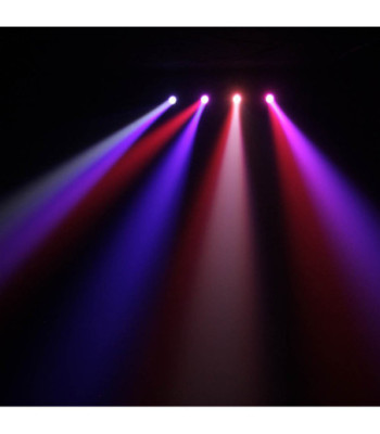 Cameo Lighting Set with 4 Ultra-fast 10 W CREE RGBW Quad LED Moving Heads
