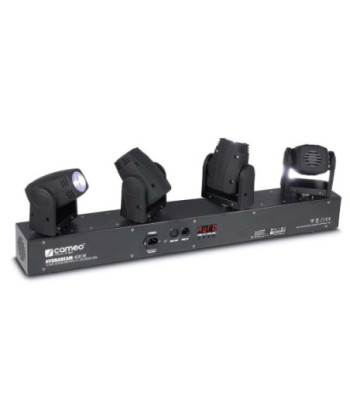 Cameo Lighting Set with 4 Ultra-fast 10 W CREE RGBW Quad LED Moving Heads