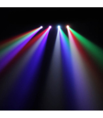 Cameo Lighting Set with 4 Ultra-fast 10 W CREE RGBW Quad LED Moving Heads