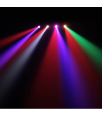 Cameo Lighting Set with 4 Ultra-fast 10 W CREE RGBW Quad LED Moving Heads