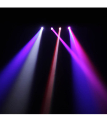 Cameo Lighting Set with 4 Ultra-fast 10 W CREE RGBW Quad LED Moving Heads