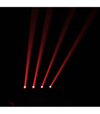Cameo Lighting Set with 4 Ultra-fast 10 W CREE RGBW Quad LED Moving Heads