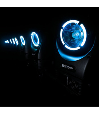 Cameo Unlimited Rotation Beam Moving Head with LED Ring