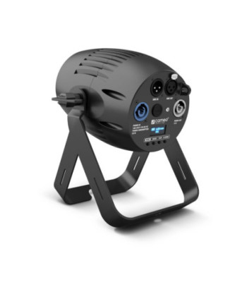 Cameo Compact Spotlight with 40W RGBW LED in Black Housing