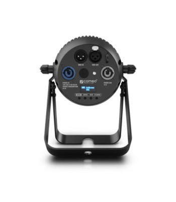 Cameo Compact Spotlight with 40W RGBW LED in Black Housing