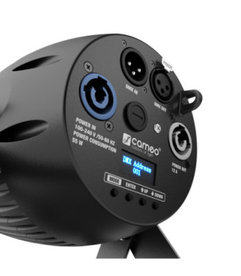 Cameo Compact Spot with 40 W Tunable White LED Finished in Black