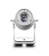 Cameo Compact Spotlight with 40W RGBW LED in White Housing