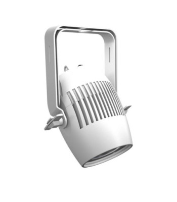Cameo Compact Spotlight with 40W RGBW LED in White Housing