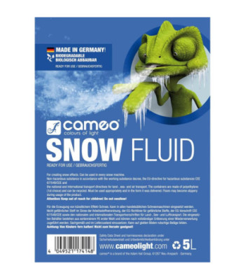 Cameo Special Fluid for Snow Machines for the Production of Foam 5 L