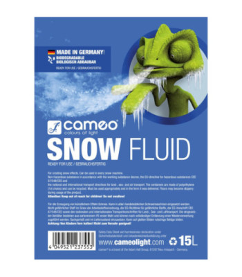 Cameo Special Fluid for Snow Machines for the Production of Foam 15 L