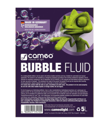Cameo Special Fluid for Generating Soap Bubbles 5 L