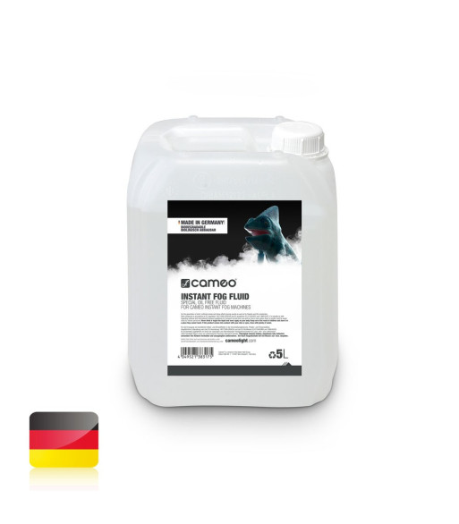Cameo Oil-less Fog Fluid for Cameo INSTANT Fog Machines 5 L