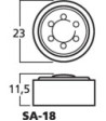 Dynamisk mikrofon - SA-18 MONACOR