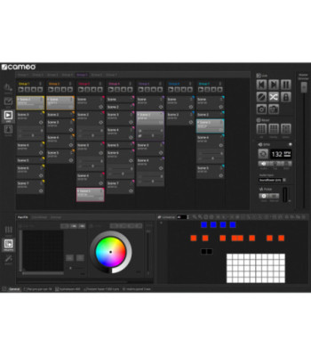 Cameo USB to DMX Interface with up to 2048 DMX Channels and Illuminated Control Panel