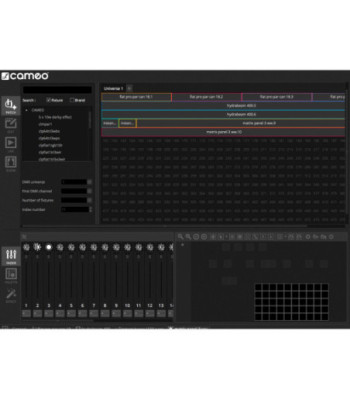 Cameo USB to DMX Interface with up to 2048 DMX Channels and Illuminated Control Panel