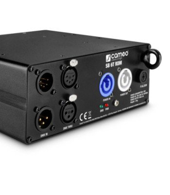 Cameo 6-Output DMX/RDM Splitter/Booster with 3 and 5-Pin Connectors