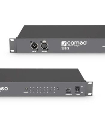 Cameo 8-Channel DMX Splitter / Booster (3-pin)