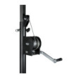 Wind up stand with T-Bar black