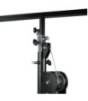 Wind up stand with T-Bar black