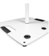 Gravity Lighting Stand with Square Steel Base and Excentric Mounting Option