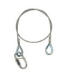 Safety Rope 3 mm with Screw Link