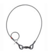 Safety Rope 4 mm with Fall Brake and Chain Link length 1 m