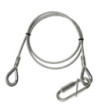 Safety Rope 4 mm with Screw Link