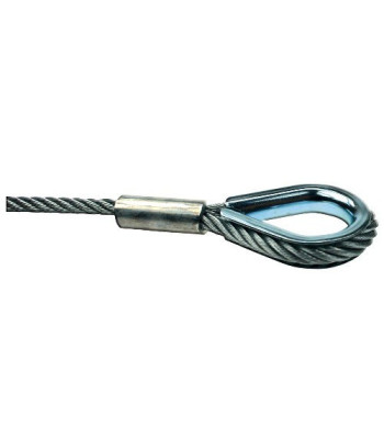 Safety Rope 8 mm length 5 m for S80VS Wire Clip for Ropes 6 - 8 mm