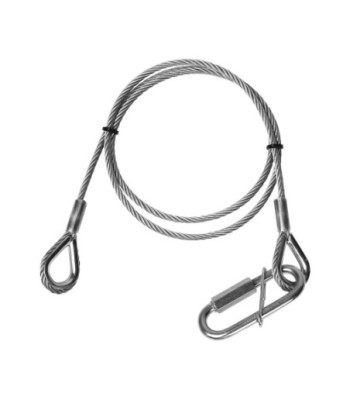 Safety Rope 5 mm with Screw Link