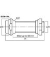 Mikrofon t/indb. hvid  - ECM-10/WS MONACOR