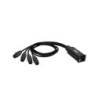 Audio & DMX Multicore | Adam Hall® 4 XLR 3-pole Female x Cat.6a