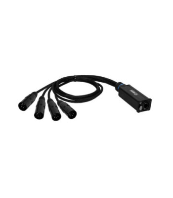 Audio & DMX Multicore | Adam Hall® 4 XLR 5-pole Male x Cat.6a