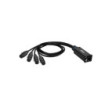 Audio & DMX Multicore | Adam Hall® 4 XLR 5-pole Female x Cat.6a