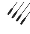 Audio & DMX Multicore | Adam Hall® 4 XLR 5-pole Female x Cat.6a