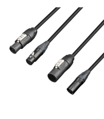 Hybrid Cable | Power & DMX | Neutrik® XLR 5-pole x TRUE1® | 10 m
