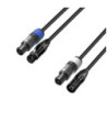 Hybrid Cable | DMX Neutrik® 3-pole XLR x powerCON® | 5 m