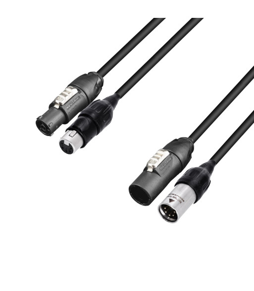 Hybrid Cable | Power & DMX | Neutrik® XLR 5-pole IP65 x TRUE1® | 10 m