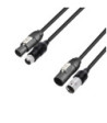Hybrid Cable | Power & DMX | Neutrik® XLR 5-pole IP65 x TRUE1® | 10 m