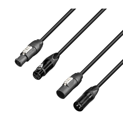 Hybrid Cable | Power & DMX | Neutrik® XLR 3-pole x TRUE1® | 10 m Hybrid Cable | Power & DMX | Neutrik® XLR 3-pole x TRUE1® | 10 m