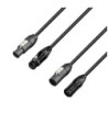 Hybrid Cable | Power & DMX | Neutrik® XLR 3-pole x TRUE1® | 10 m